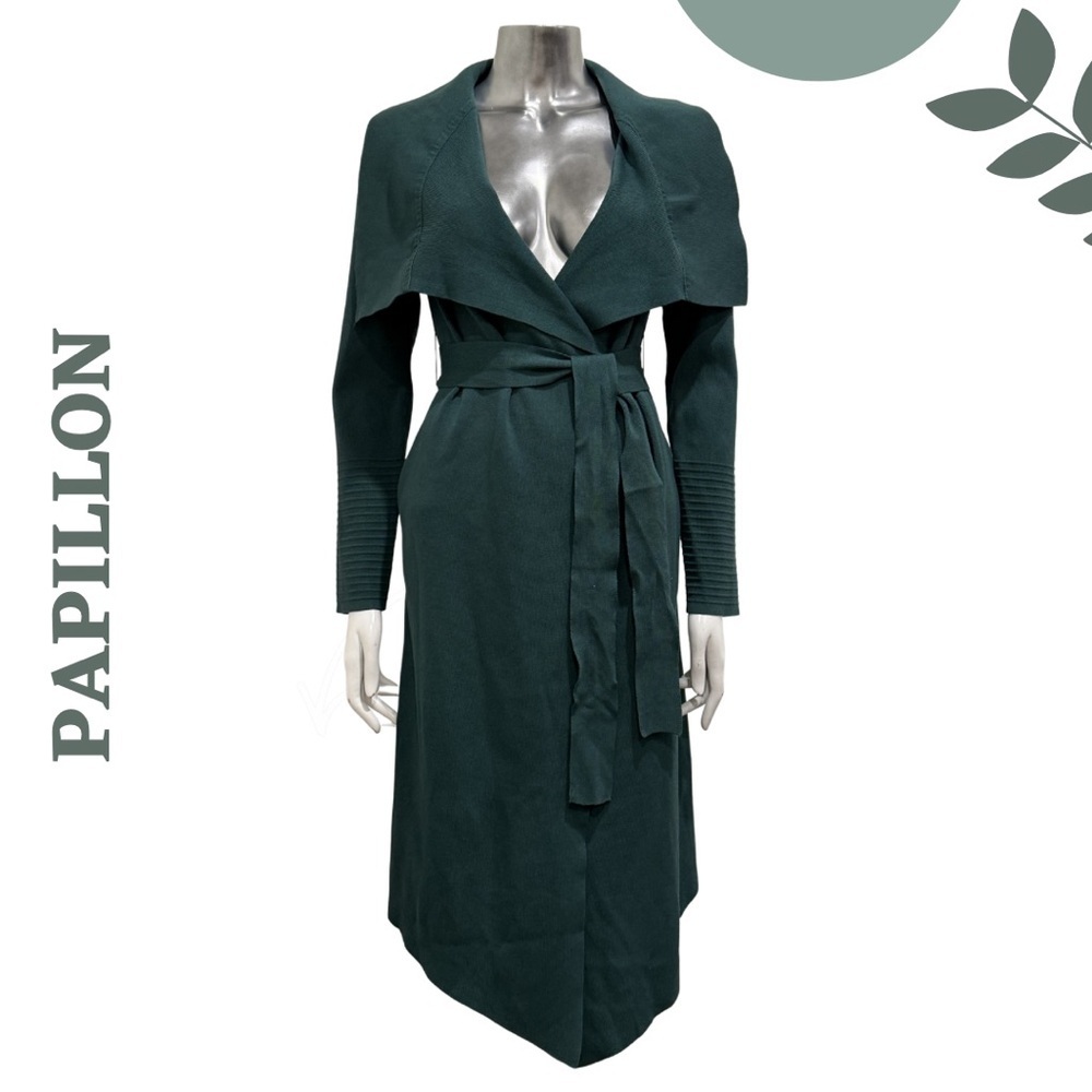Papillon Emerald Waterfall Cardigan Jacket Small NWT - Picture 5 of 10